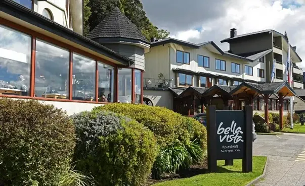 Hotel Bellavista on the shore of Lake Llanquihue